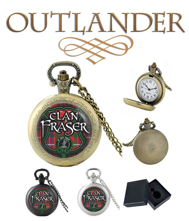 Кишенькові годинники Чужинка "Clan Fraser" / Outlander