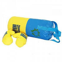 Боксерский детский набор груша и перчатки "Украина" большой L-UA