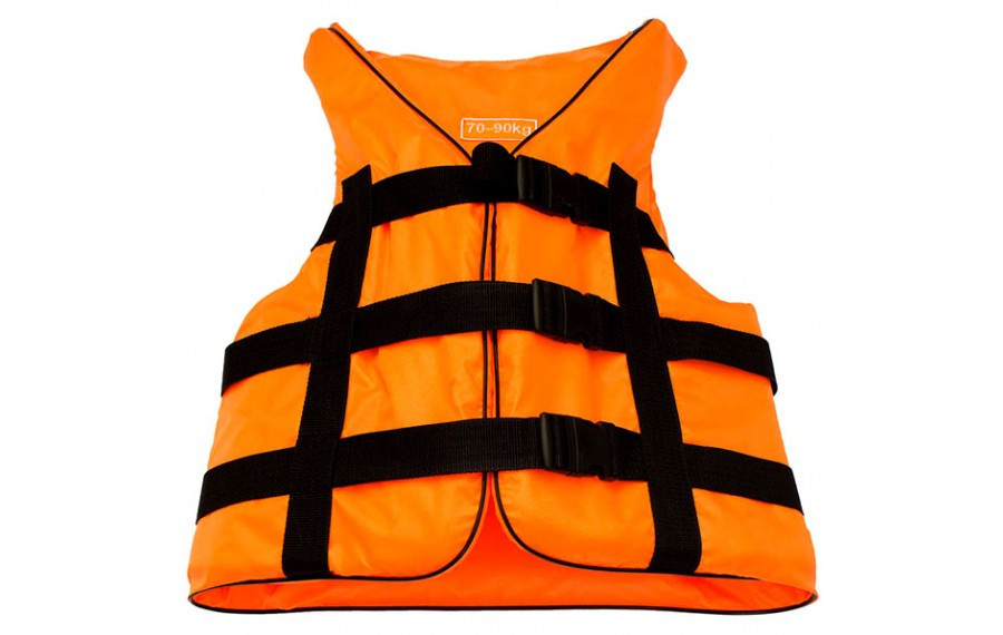 Рятувальний жилет жовтогарячий (90-110 кг)