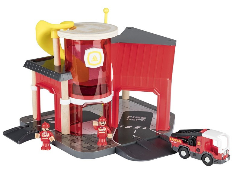 Пожежна частина для дерев'яної залізниці Playtive Junior