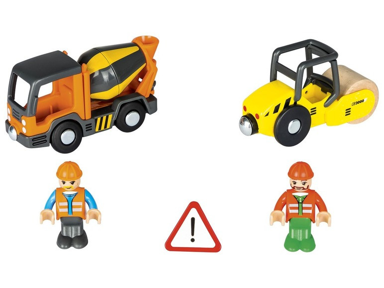 Набор для деревянной железной дороги Playtive Ikea Brio Hape Бетонярка Германия