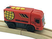 Пожарная машина на батарейках для деревянной железной дороги Playtive Junior Truck Германия