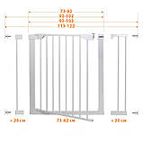 Дитячі ворота безпеки / бар'єр Maxigate для дверного отвору від 113 см до 122 см, фото 6