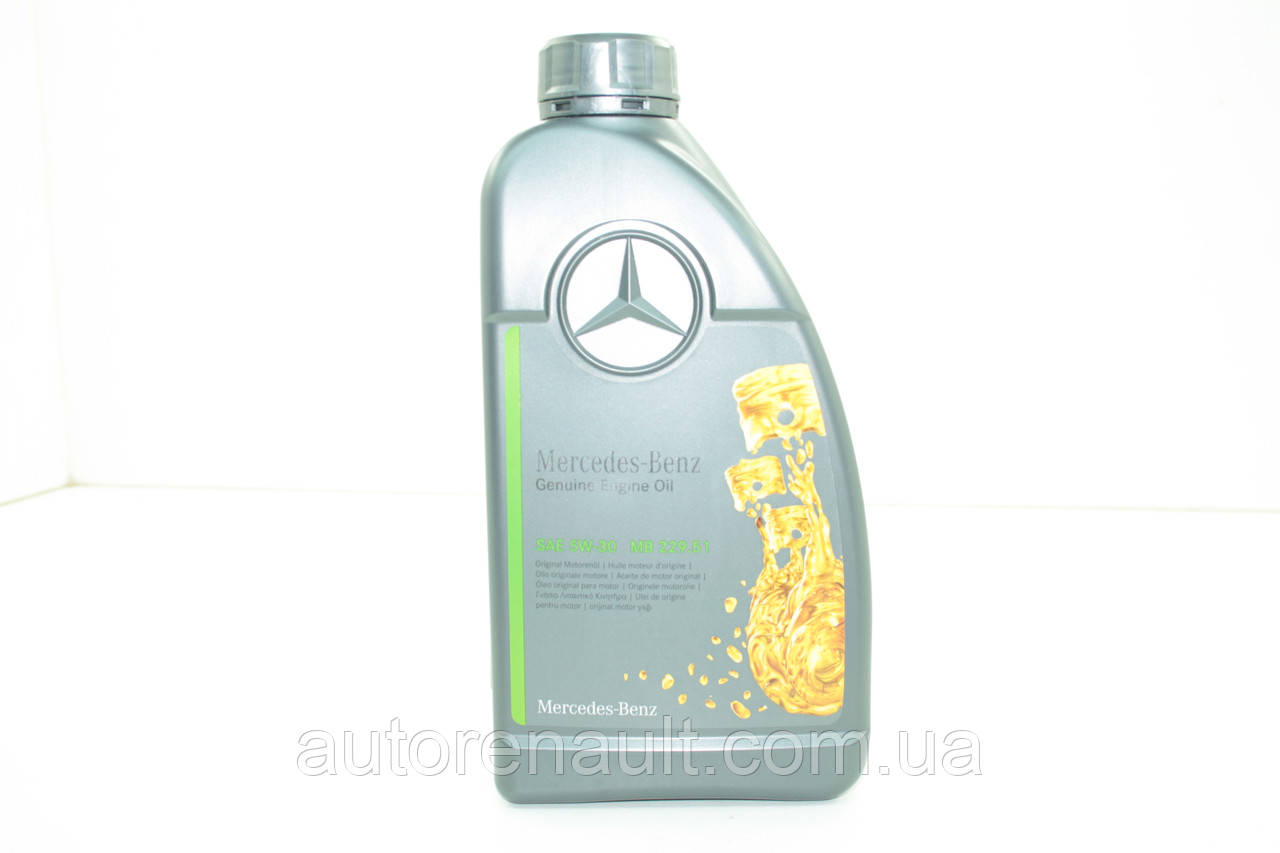 Моторне масло Mercedes 5W30 1L. (MB 229.51) MERCEDES (Оригінал) A000989940211ALEE