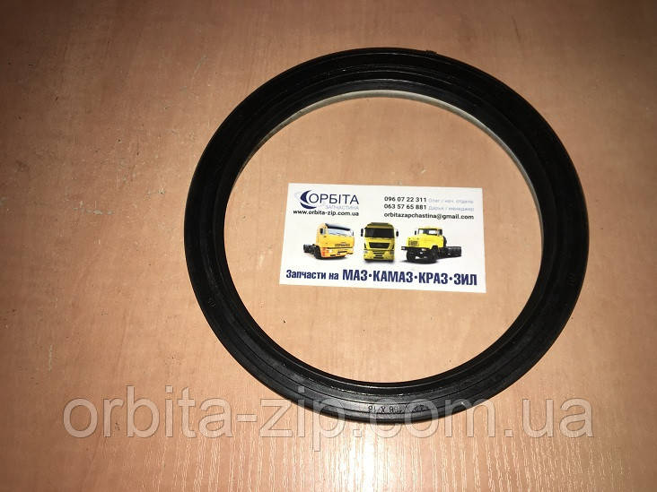 65115-3104018 Манжета 142х168х16 маточина задньої КАМАЗ ЄВРО-2 ПЕРЕМІУМ (кришка манжети залізна)