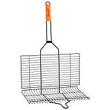 Решітка для гриля Скаут з антипригарним покриттям 46*25.5 см KM-0714, фото 2