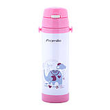 Термопляшка дитяча Kamille KM-2086 550мл Синій Термос з нержавіючої сталі Термос для дітей Термос дитячий, фото 8