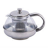 Заварник Kamille зі знімним ситечком 600мл KM-4315, фото 3