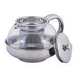 Заварник Kamille зі знімним ситечком 600мл KM-4315, фото 4