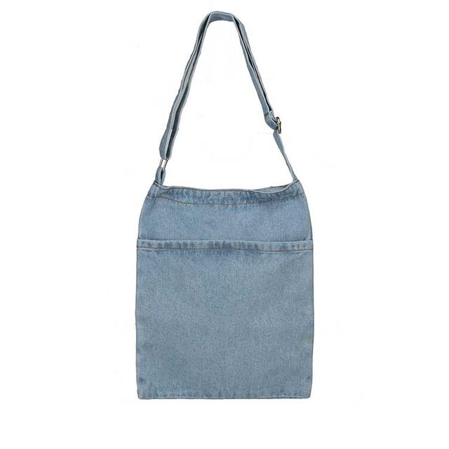 Жіноча джинсова сумка шопер через плече