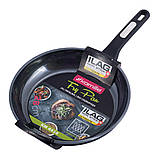 Сковорода Kamille 28см з надміцним антипригарним покриттям із алюмінію для індукції і газу KM-4414, фото 2