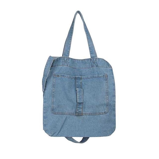 Жіноча джинсова сумка шопер через плече
