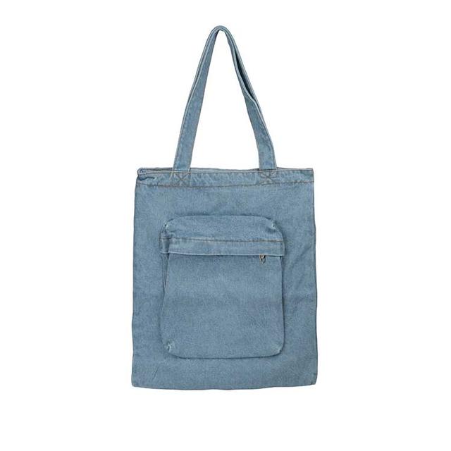 Жіноча джинсова сумка шопер через плече