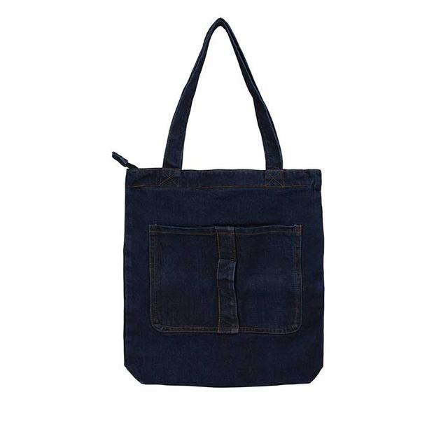 Жіноча джинсова сумка шопер через плече