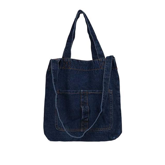 Жіноча джинсова сумка шопер через плече