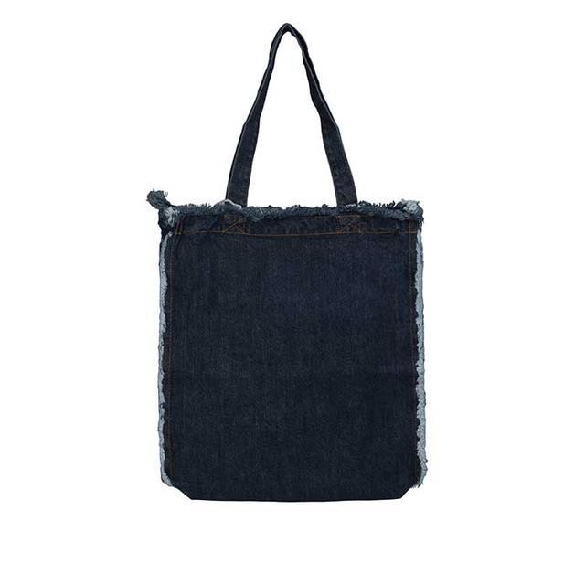 Жіноча джинсова сумка шопер через плече