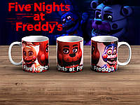 Чашка Пять Ночей с Фредди "Живые игрушки-2" / кружка Five Night at Freddy