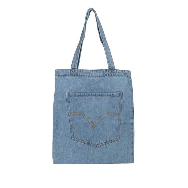 Жіноча джинсова сумка шопер через плече