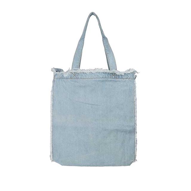 Жіноча джинсова сумка шопер через плече