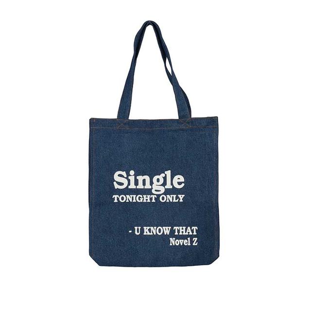 Жіноча джинсова сумка шопер через плече