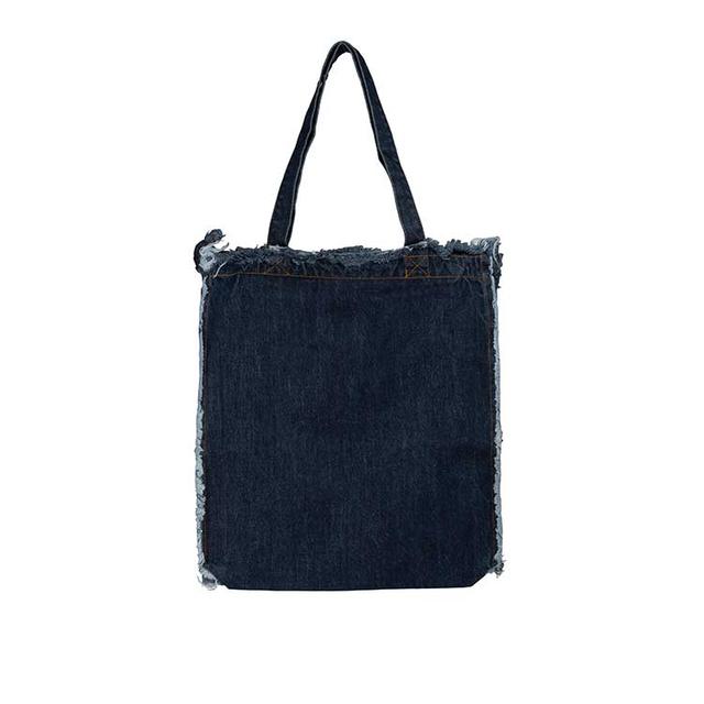 Жіноча джинсова сумка шопер через плече
