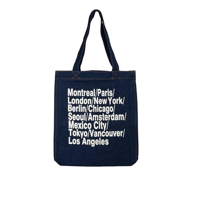 Жіноча джинсова сумка шопер через плече