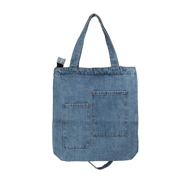 Жіноча джинсова сумка шопер через плече