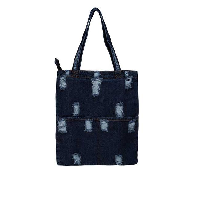 Жіноча джинсова сумка шопер через плече