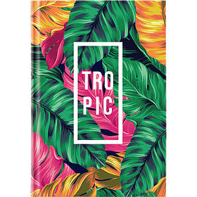 Книга записна тв. обкл. В5, 80арк. кл. Neon Tropics 8436-09-A