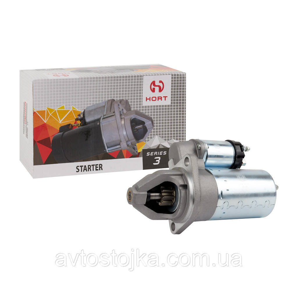 Стартер Газель ГАЗ 3302 редукторний (УМЗ 4178.10,4215.10) HORT (Німеччина)