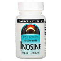 Source Naturals, Inosine 500 мг (60 таб.), инозин, інозин