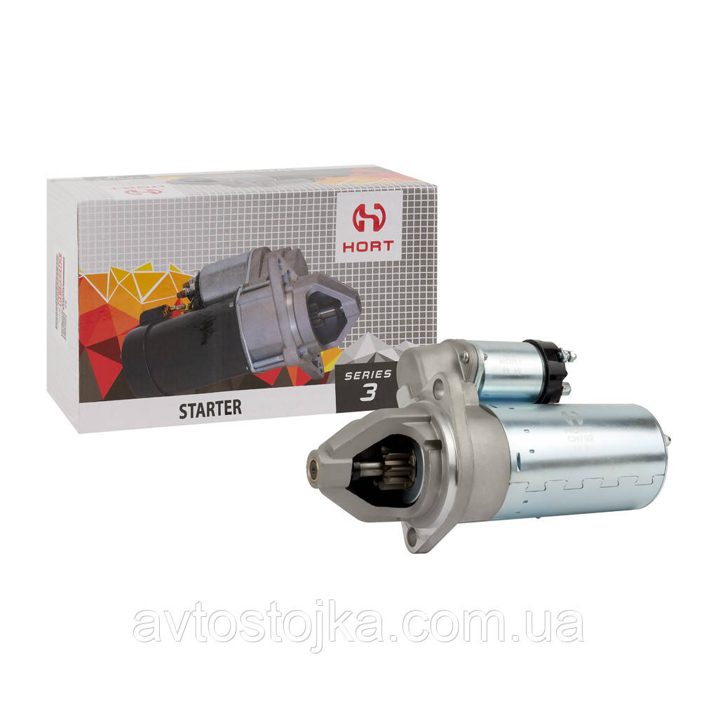 Стартер редукторний ГАЗ 3302 Газель двигун ЗМЗ 402 HORT (Німеччина)