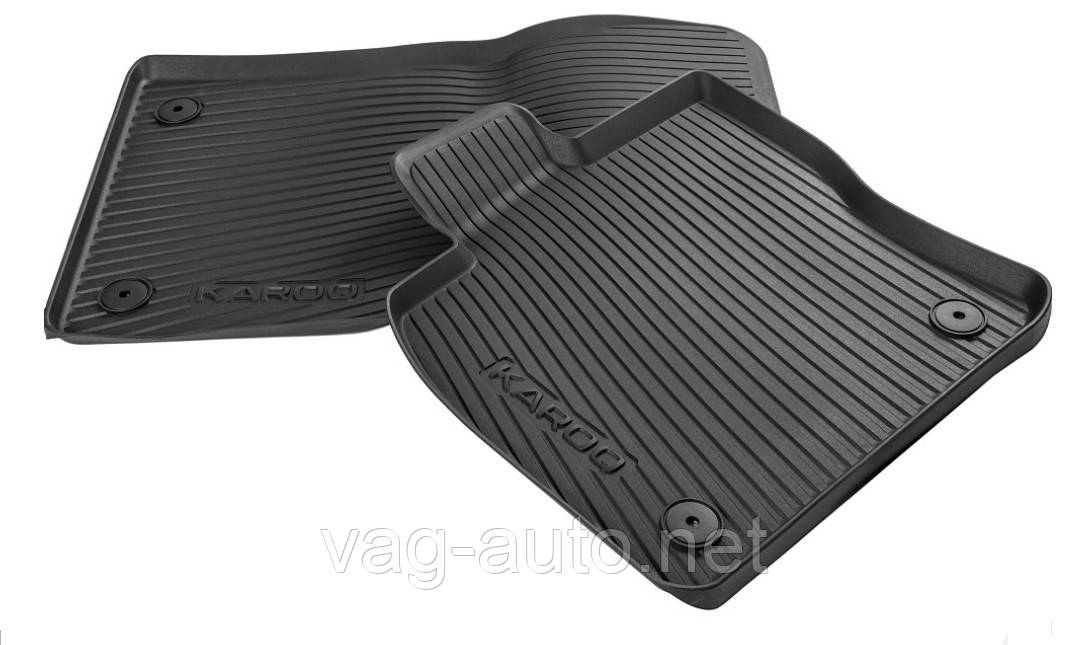 Килимки гумові KAROQ к-т 2 шт. передні, фото 1
