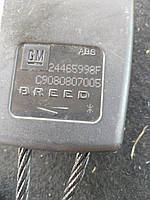 ответная часть Задняя поясная пряжка застежка ремней пряжка сиденья заднего 24465998F Opel Vectra C 2005-2012