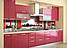 Вініловий кухонний фартух Червоні Акценти (скіналі для кухні наклейка ПВХ) Прованс Сірий 600*2000 мм, фото 2