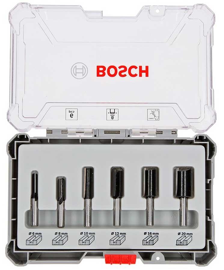 Набір пазових фрез Bosch (8 мм, 6 шт) (2607017466)