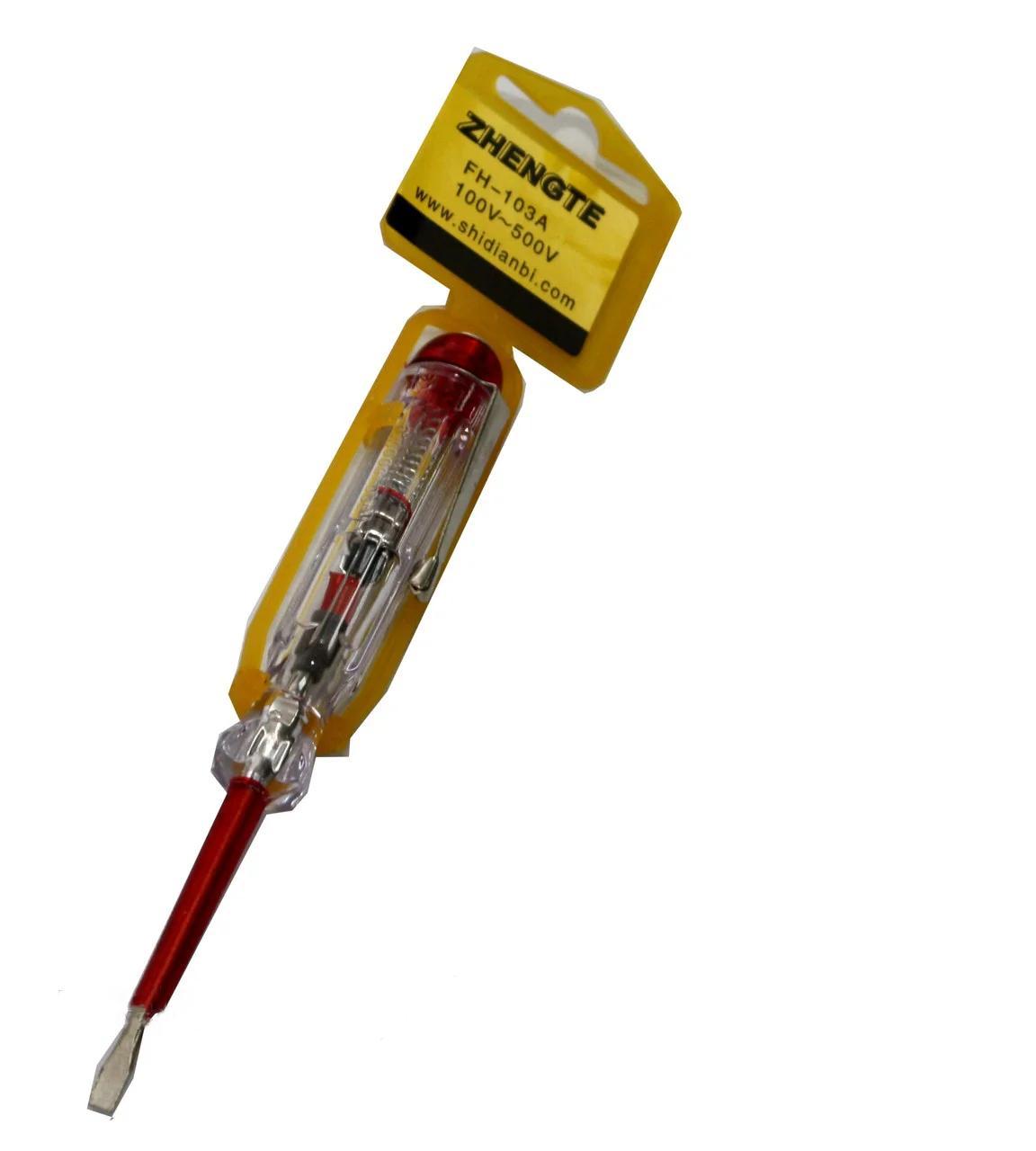Викрутка-пробник Zhengte FH-103A 100-500V 140 мм, фото 1
