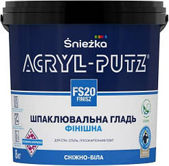 Шпаклівка Sniezka Acryl-putz фініш сніжно біла 8,0кг