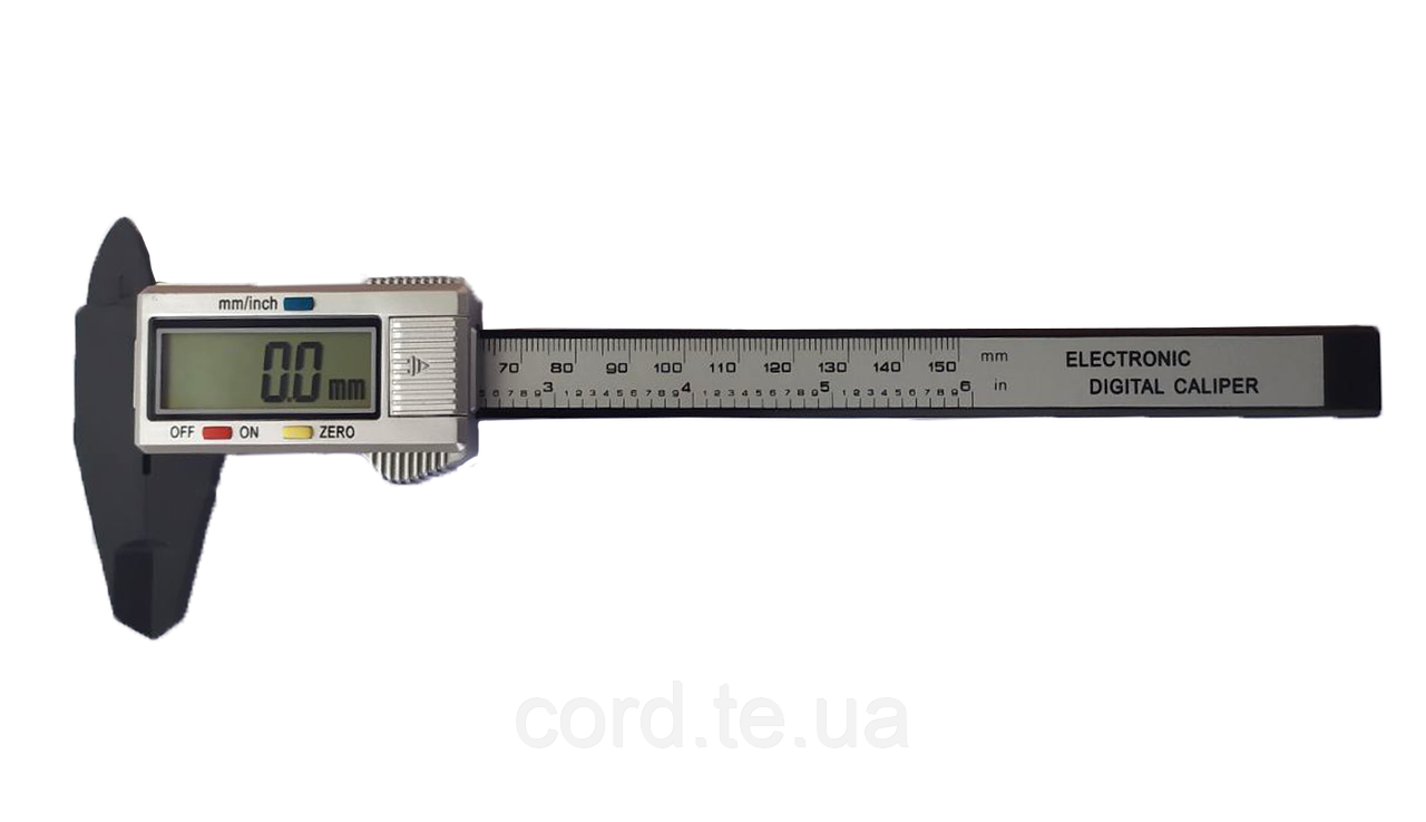 Штангенциркуль 150 мм цифровий (полімер)