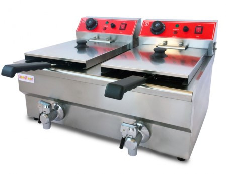 Фритюрниця електрична професійна GoodFood EF88 кран