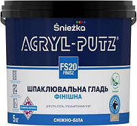 Шпаклівка Sniezka Acryl-putz фініш сніжно біла 5,0кг