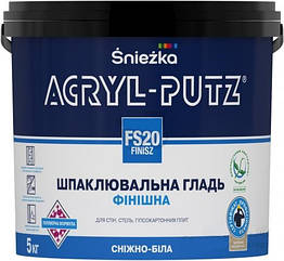 Шпаклівка Sniezka Acryl-putz фініш сніжно біла 5,0кг