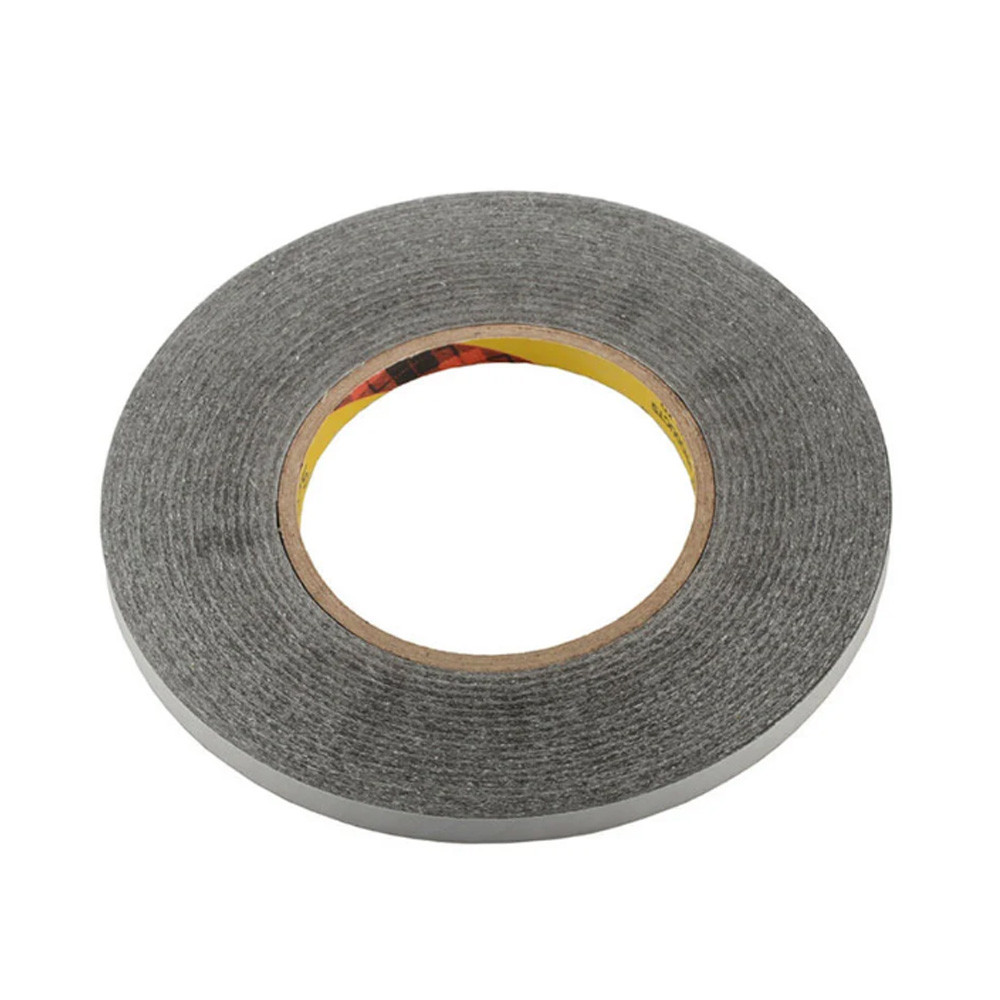 Двухсторонний скотч черный толщина 0.15мм, ширина 8мм, длина 50м ...