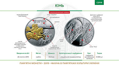 Срібна монета НБУ "Кінь", фото 5
