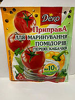 Приправа "Для маринування помідорів, перцю, кабачків" 30 г ТМ "Деко"
