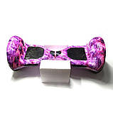 Гіроскутер Elite Lux 10 дюймів колір фіолетовий космос, самоболанс, підсвітка коліс, фото 2