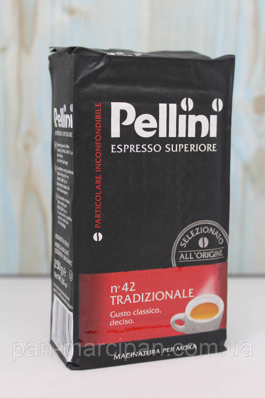 Кава мелена Pellini tradizionale №42 250гр, фото 1