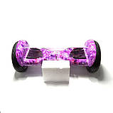 Гіроскутер, гіроборд, Elite Lux 10.5 дюймів вогонь та лід, самоболанс, підсвічування коліс, фото 3
