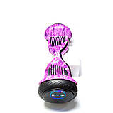 Гіроскутер, гіроборд, Elite Lux 10.5 дюймів вогонь та лід, самоболанс, підсвічування коліс, фото 4