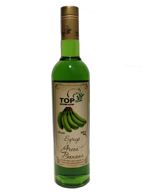 Сироп Зелений банан ТМ Top Sirop 900 гр